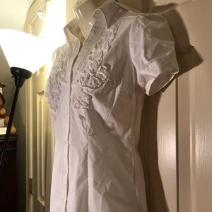 New York and Company xs short sleeve bouse